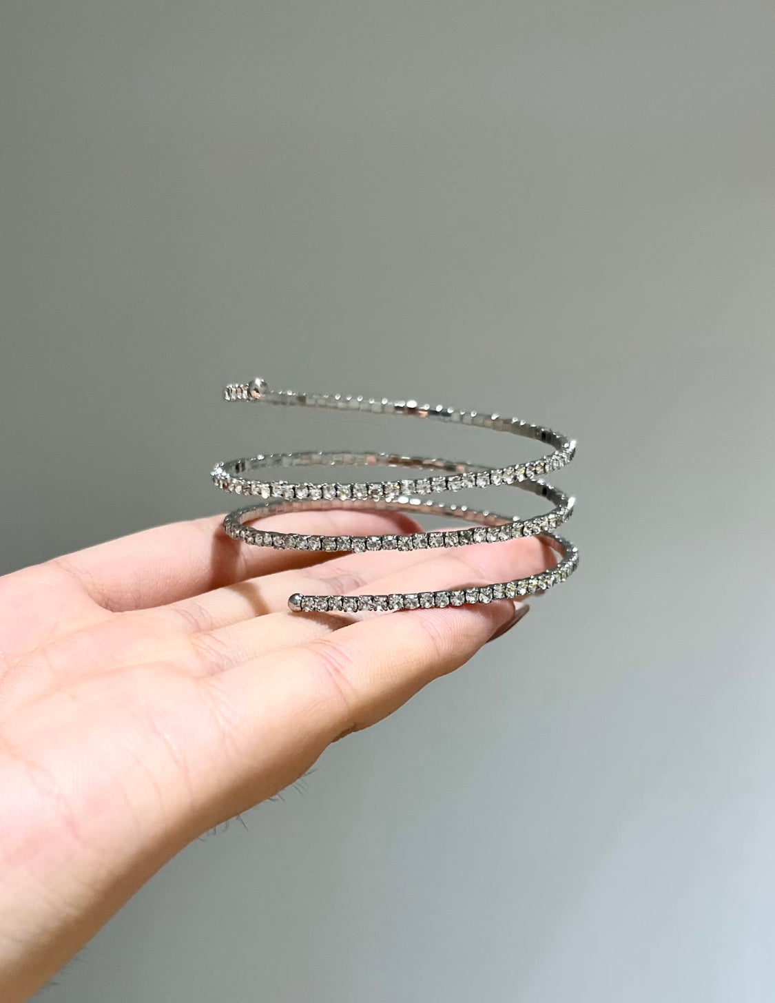 Spiral Tennis Bracelet
