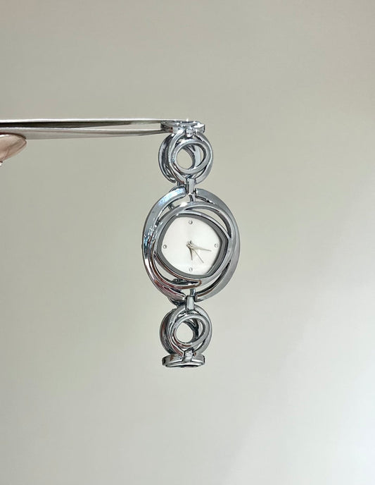 Circle Link Bracelet Watch