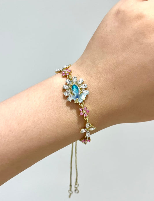 Ethereal Flora & Wing Bracelet
