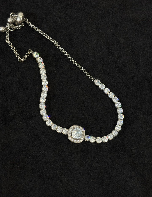 Midnight Sparkle Bolo Bracelet