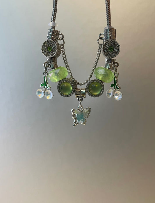 Silver-Tone Orca Link Adjustable Bracelet