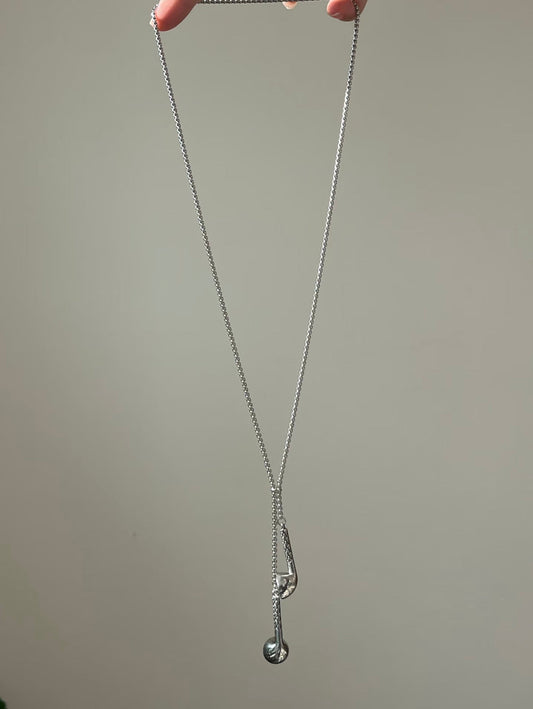 Earbud Pendant Necklace