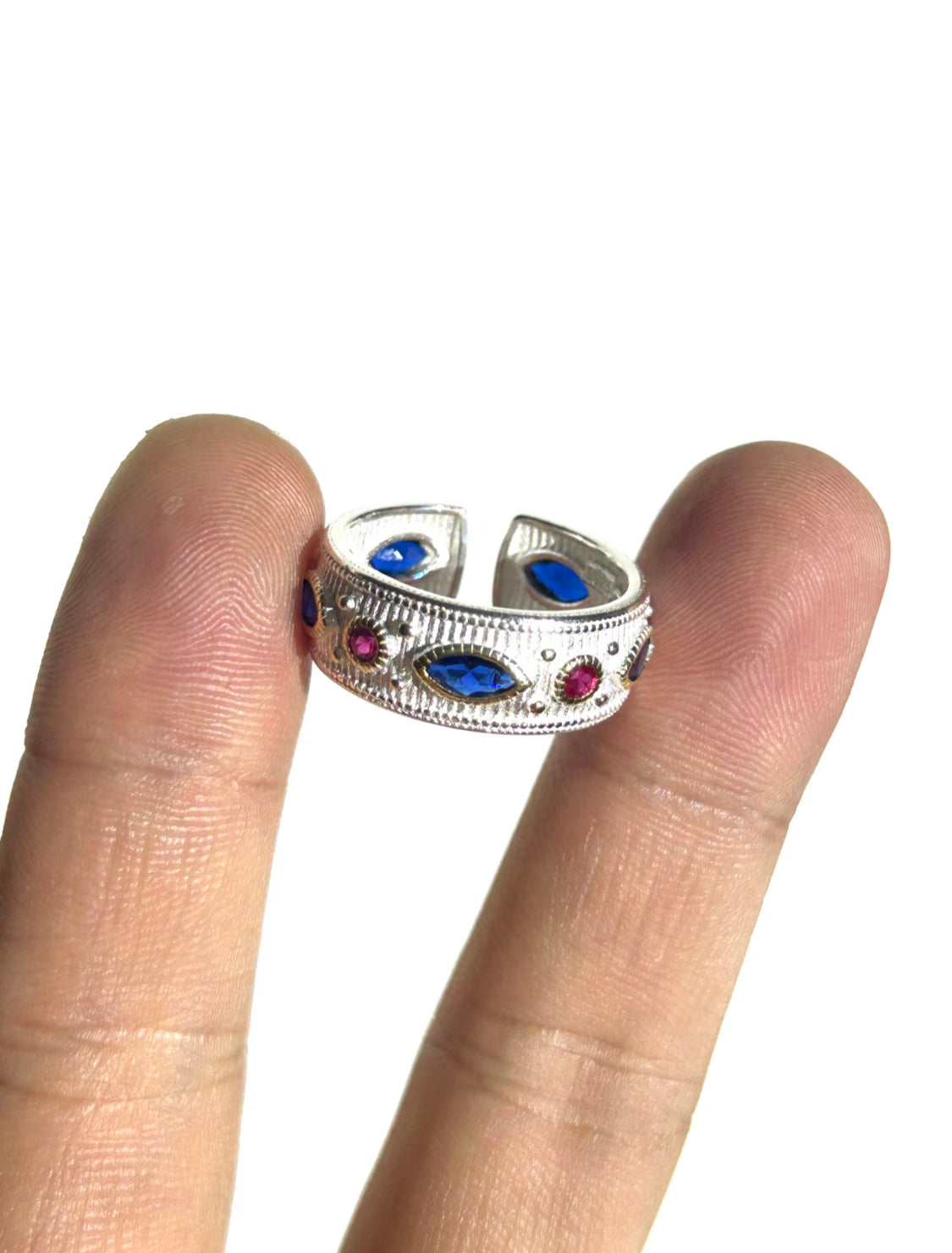 Regal Mosaic Adjustable Ring