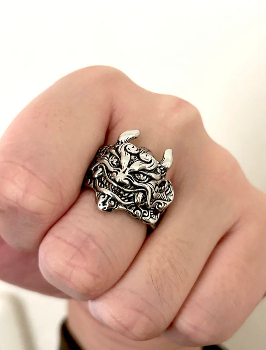 Big-Eyed Animal And Alien Adjustable Ring