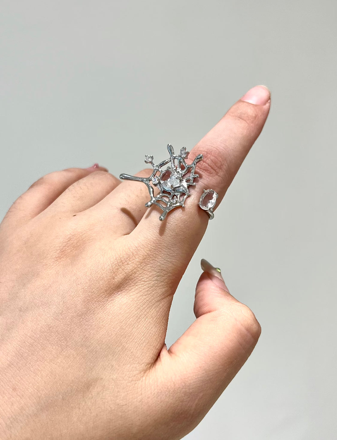 Silver Gossamer Ring